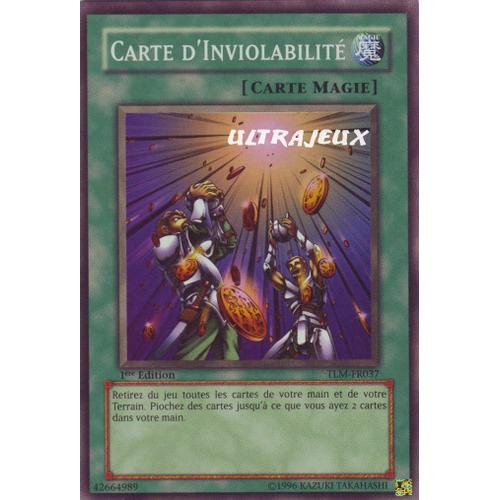 Yu-Gi-Oh! - Tlm-Fr037 - Carte D'inviolabilité - Super Rare