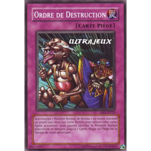 Yu-Gi-Oh! - Dr2-Fr223 - Ordre De Destruction - Commune
