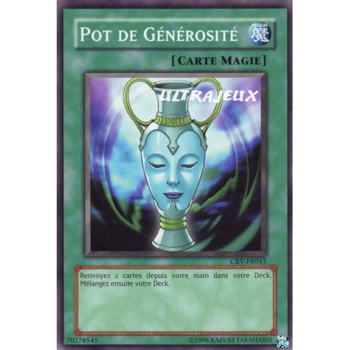 Yu-Gi-Oh! - Crv-Fr043 - Pot De Générosité - Commune