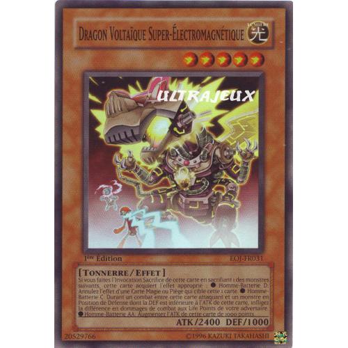 Yu-Gi-Oh! - Eoj-Fr031 - Dragon Voltaïque Super-Electromagnétique - Super Rare