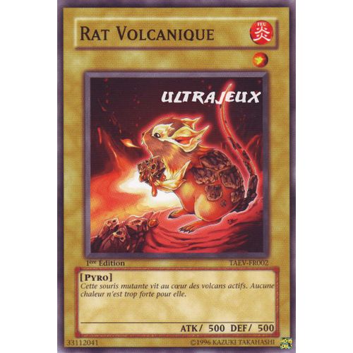 Yu-Gi-Oh! - Taev-Fr002 - Rat Volcanique - Commune