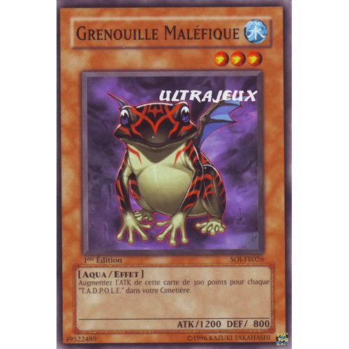 Yu-Gi-Oh! - Soi-Fr026 - Grenouille Maléfique - Commune