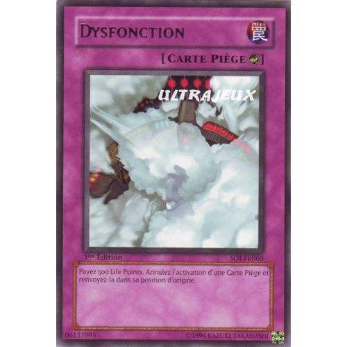 Yu-Gi-Oh! - Soi-Fr060 - Dysfonction - Rare