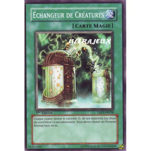 Yu-Gi-Oh! - Taev-Fr058 - Echangeur De Créatures - Rare