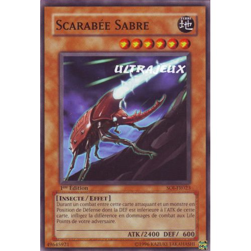 Yu-Gi-Oh! - Soi-Fr023 - Scarabée Sabre - Commune