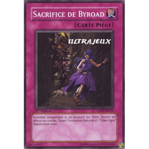 Yu-Gi-Oh! - Cdip-Fr055 - Sacrifice De Byroad - Commune