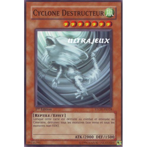 Yu-Gi-Oh! - Ston-Fr028 - Cyclone Destructeur - Commune