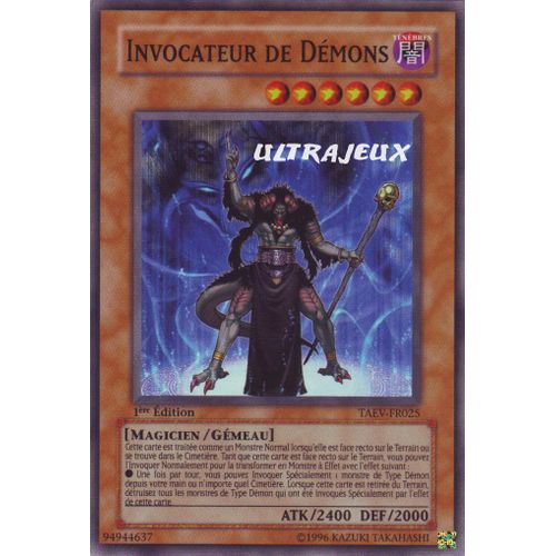 Yu-Gi-Oh! - Taev-Fr025 - Invocateur De Démons - Super Rare