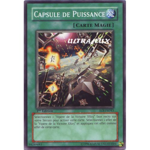 Yu-Gi-Oh! - Eoj-Fr043 - Capsule De Puissance - Commune