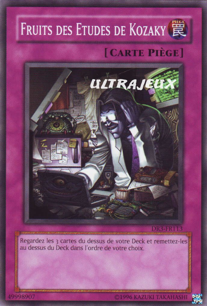 Yu-Gi-Oh! - Dr3-Fr113 - Fruits Des Etudes De Kozaky - Commune