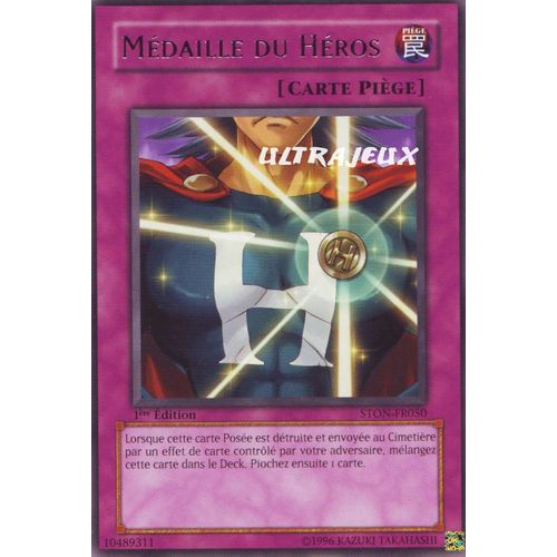 Yu-Gi-Oh! - Ston-Fr050 - Médaille Du Héros - Rare