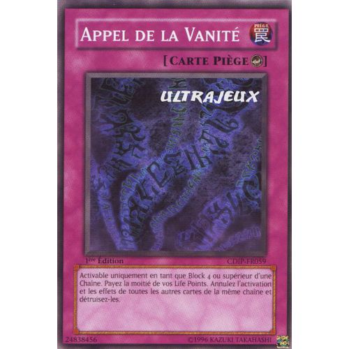 Yu-Gi-Oh! - Cdip-Fr059 - Appel De La Vanité - Commune