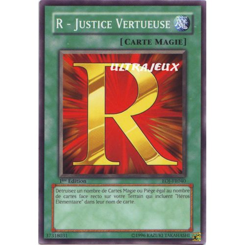 Yu-Gi-Oh! - Eoj-Fr040 - R - Justice Vertueuse - Commune
