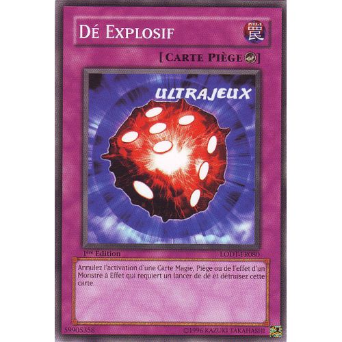 Yu-Gi-Oh! - Lodt-Fr080 - Dé Explosif - Commune