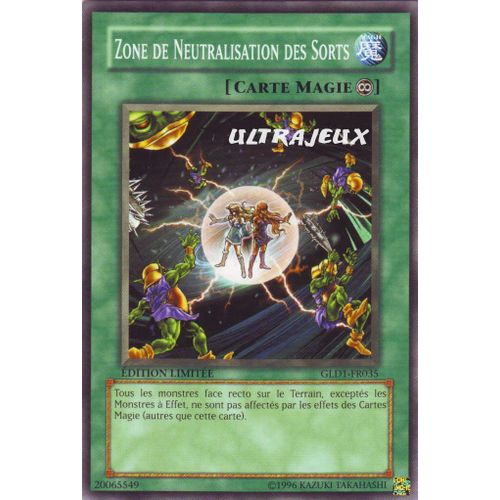 Yu-Gi-Oh! - Gld1-Fr035 - Zone De Neutralisation Des Sorts - Commune