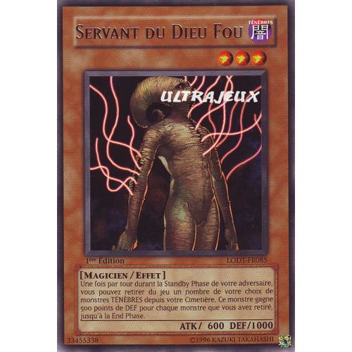 Yu-Gi-Oh! - Lodt-Fr085 - Servant Du Dieu Fou - Rare