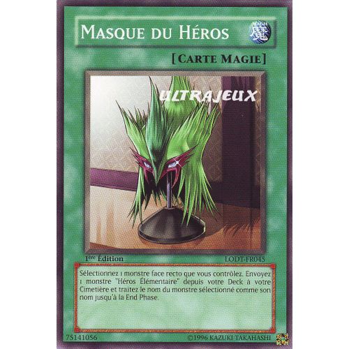 Yu-Gi-Oh! - Lodt-Fr045 - Masque Du Héros - Commune