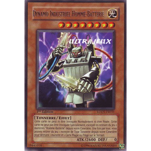 Yu-Gi-Oh! - Lodt-Fr031 - Dynamo Industriel Homme-Batterie - Rare