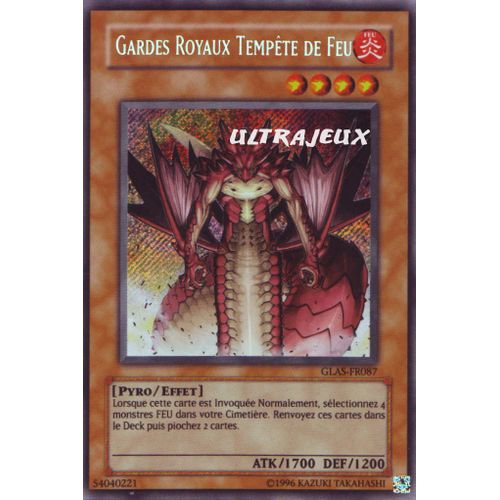 Yu-Gi-Oh! - Glas-Fr087 - Gardes Royaux Tempête De Feu - Secret Rare