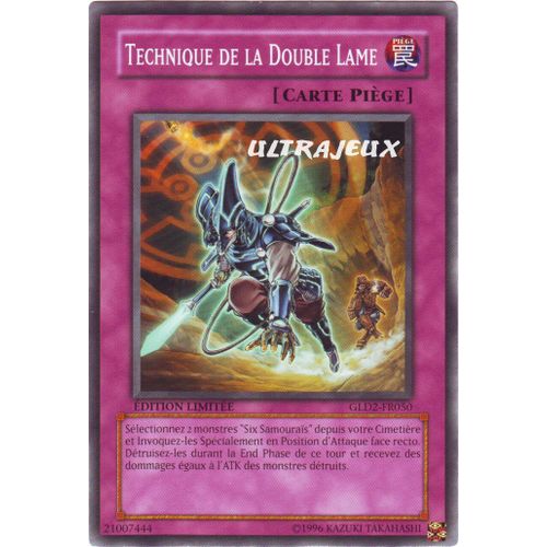 Yu-Gi-Oh! - Gld2-Fr050 - Technique De La Double Lame - Commune