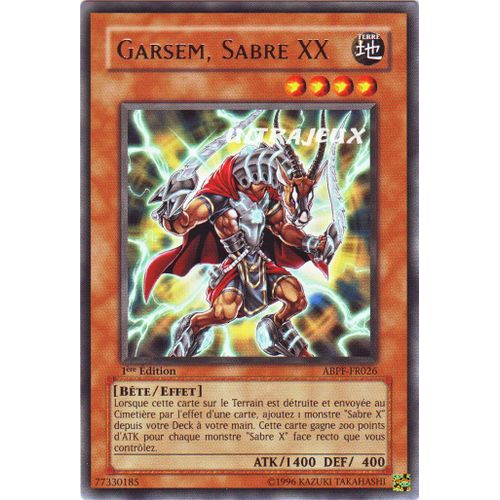 Yu-Gi-Oh! - Abpf-Fr026 - Garsem, Sabre Xx - Rare