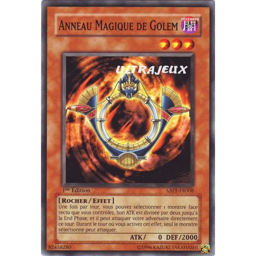 Yu-Gi-Oh! - Abpf-Fr008 - Anneau Magique De Golem - Commune