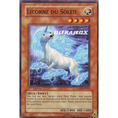 Yu-Gi-Oh! - Anpr-Fr003 - Licorne Du Soleil - Commune