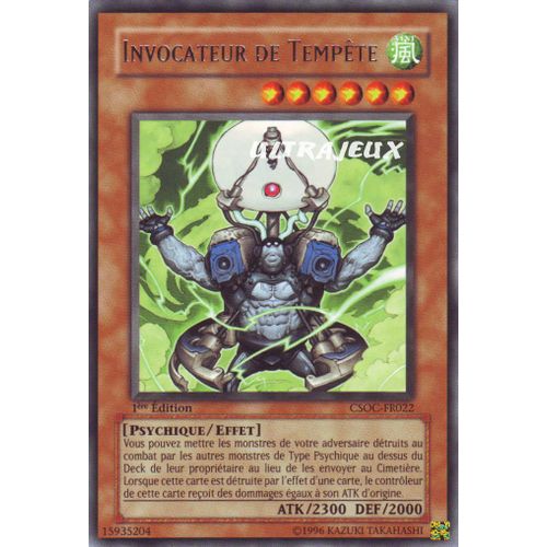 Yu-Gi-Oh! - Csoc-Fr022 - Invocateur De Tempête - Rare