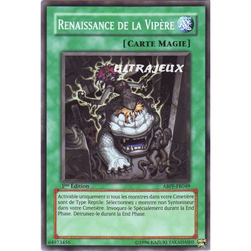 Yu-Gi-Oh! - Abpf-Fr049 - Renaissance De La Vipère - Commune