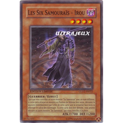 Yu-Gi-Oh! - Gld2-Fr022 - Les Six Samouraïs - Irou - Commune