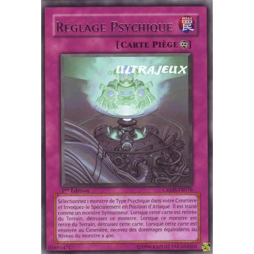 Yu-Gi-Oh! - Crms-Fr076 - Réglage Psychique - Rare