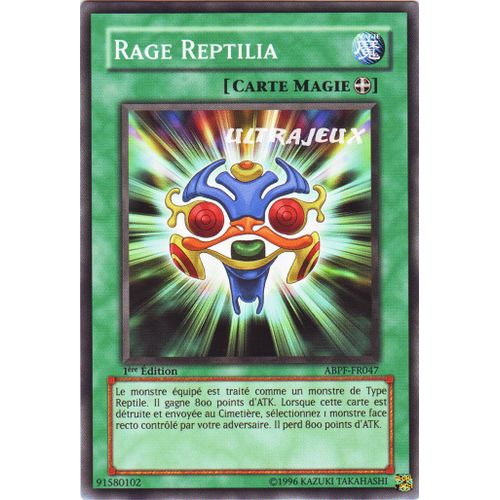 Yu-Gi-Oh! - Abpf-Fr047 - Rage Reptilia - Commune