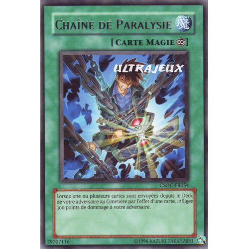 Yu-Gi-Oh! - Csoc-Fr054 - Chaîne De Paralysie - Rare