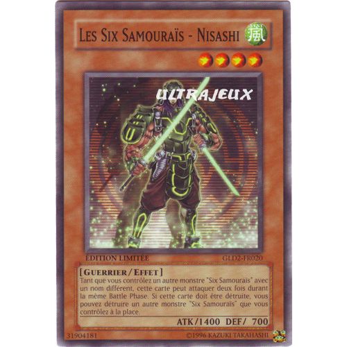 Yu-Gi-Oh! - Gld2-Fr020 - Les Six Samouraïs - Nisashi - Commune