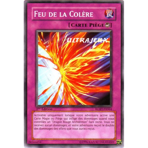 Yu-Gi-Oh! - Rgbt-Fr064 - Feu De La Colère - Commune