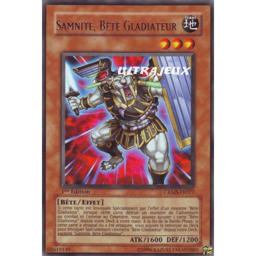 Yu-Gi-Oh! - Crms-Fr027 - Samnite, Bête Gladiateur - Rare