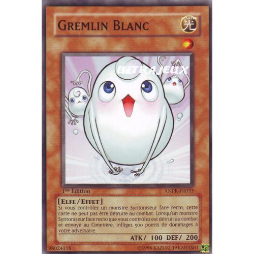 Yu-Gi-Oh! - Anpr-Fr033 - Gremlin Blanc - Commune