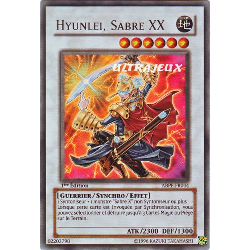 Yu-Gi-Oh! - Abpf-Fr044 - Hyunlei, Sabre Xx - Ultra Rare