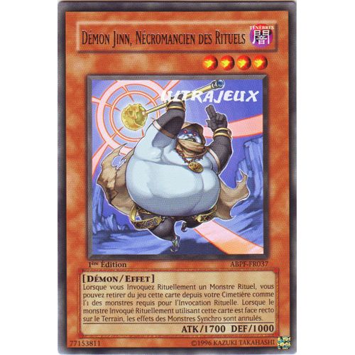 Yu-Gi-Oh! - Abpf-Fr037 - Démon Jinn, Nécromancien Des Rituels - Rare