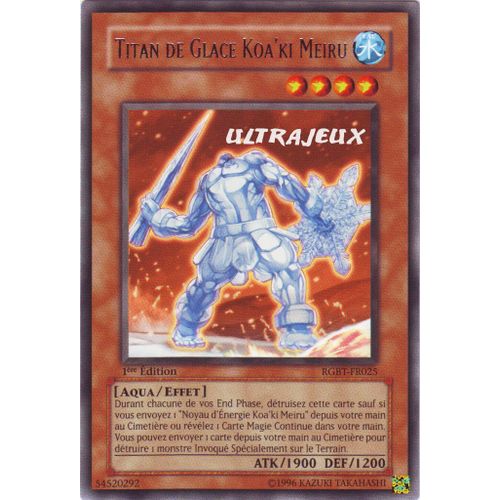 Yu-Gi-Oh! - Rgbt-Fr025 - Titan De Glace Koa'ki Meiru - Rare
