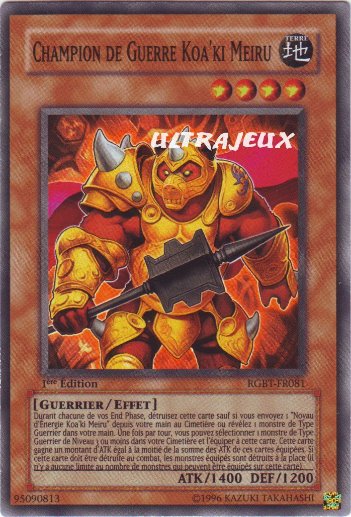 Yu-Gi-Oh! - Rgbt-Fr081 - Champion De Guerre Koa'ki Meiru - Super Rare