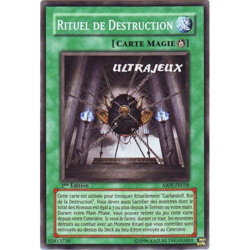 Yu-Gi-Oh! - Abpf-Fr058 - Rituel De Destruction - Commune