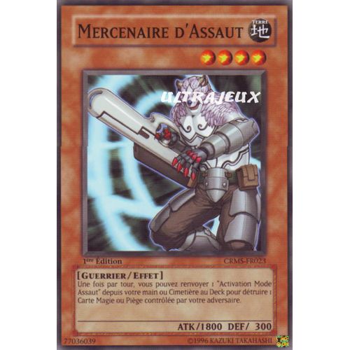 Yu-Gi-Oh! - Crms-Fr023 - Mercenaire D'assaut - Commune