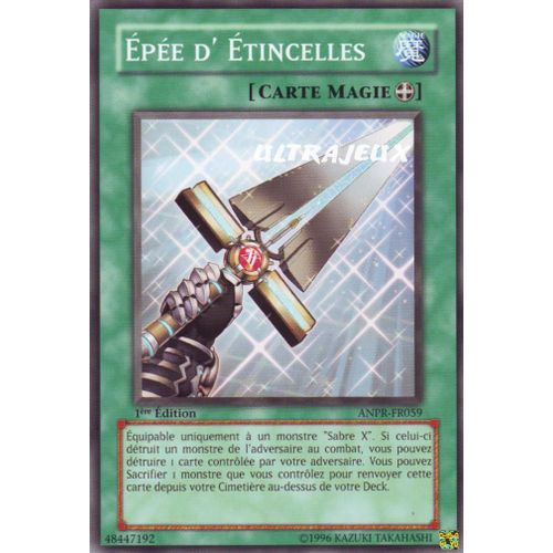 Yu-Gi-Oh! - Anpr-Fr059 - Epée D'etincelles - Commune