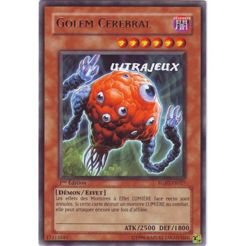 Yu-Gi-Oh! - Rgbt-Fr027 - Golem Cérébral - Rare