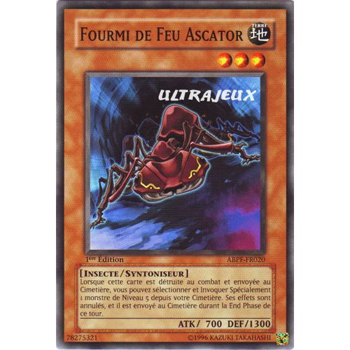 Yu-Gi-Oh! - Abpf-Fr020 - Fourmi De Feu Ascator - Commune