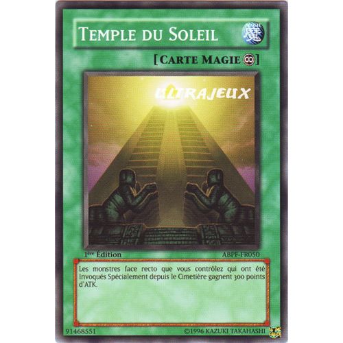 Yu-Gi-Oh! - Abpf-Fr050 - Temple Du Soleil - Commune