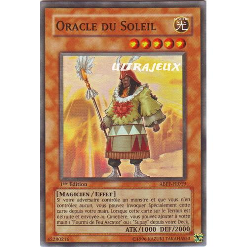 Yu-Gi-Oh! - Abpf-Fr019 - Oracle Du Soleil - Super Rare