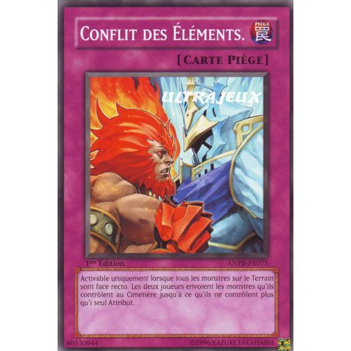 Yu-Gi-Oh! - Anpr-Fr075 - Conflit Des Eléments. - Commune