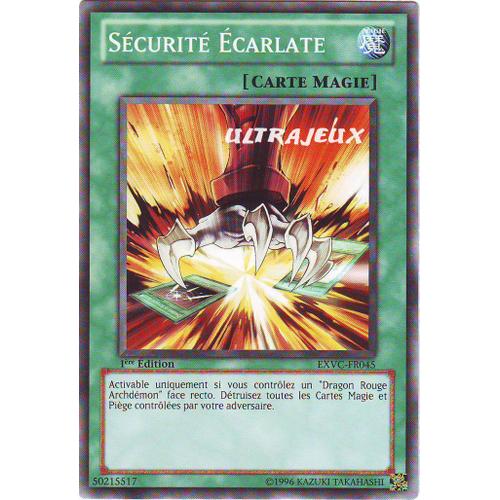 Yu-Gi-Oh! - Exvc-Fr045 - Sécurité Ecarlate - Commune